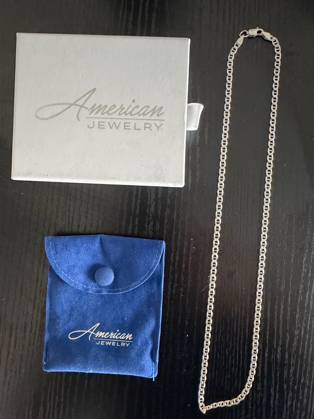 2 Sterling Silver 925 Italy Chains – Rope + Mariner Bundle